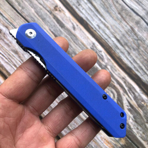 Kansept Knives Prickle Folding Knife 3.5" 154CM Steel Blade Blue G10 Handle 1012A4 -Kansept Knives - Survivor Hand Precision Knives & Outdoor Gear Store