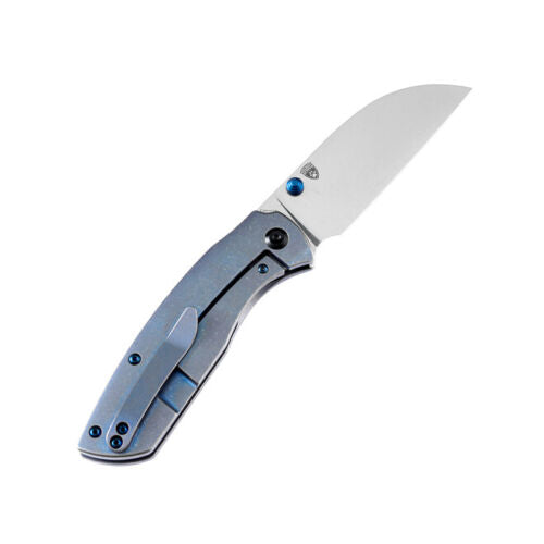 Kansept Knives Convict Folding Knife 3.25" S35VN Steel Blade Blue Titanium Handle 1023B2 -Kansept Knives - Survivor Hand Precision Knives & Outdoor Gear Store