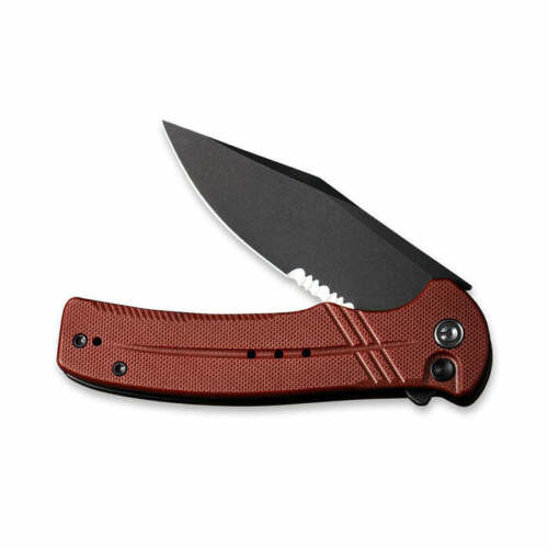 Civivi Cogent Folding Knife 3.5" 14C28N Sandvik Steel Blade Burgundy G10 Handle C20038E2 -Civivi - Survivor Hand Precision Knives & Outdoor Gear Store