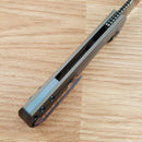 Kansept Knives Bulldozer Folding Knife 3.75" CPM-20CV Steel Blade Gray Titanium Handle 1028A2 -Kansept Knives - Survivor Hand Precision Knives & Outdoor Gear Store