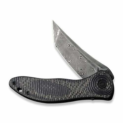 Civivi Synergy3 Linerlock Folding Knife 3.25" Damascus Steel Blade Carbon Fiber Handle 20075ADS1 -Civivi - Survivor Hand Precision Knives & Outdoor Gear Store