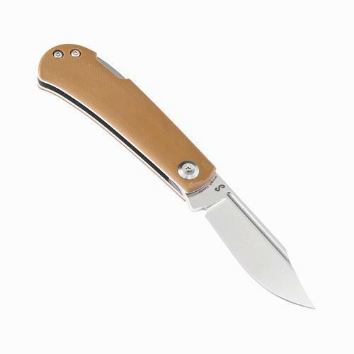 Kansept Knives Wedge Folding Knife 2.25" 154CM Steel Clip Blade Mustard Yellow G10 Handle 2026B9 -Kansept Knives - Survivor Hand Precision Knives & Outdoor Gear Store