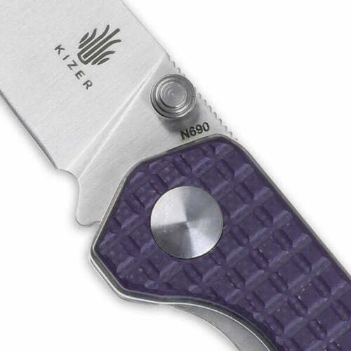 Kizer Cutlery Mini Begleiter Folding Knife 3" N690 Steel Blade Purple G10 Handle V3458RN6 -Kizer Cutlery - Survivor Hand Precision Knives & Outdoor Gear Store