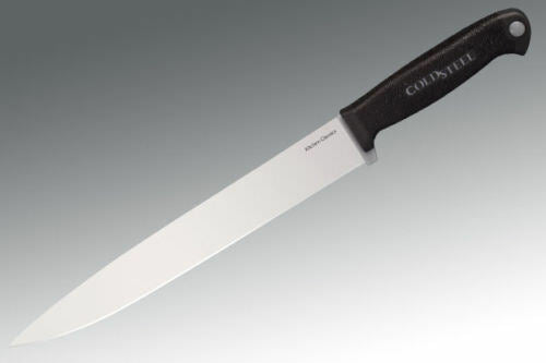 Cold Steel Slicer Kitchen Classics Fixed Knife 9" 4116 Steel Blade Black Kray-Ex Handle 59KSSLZ -Cold Steel - Survivor Hand Precision Knives & Outdoor Gear Store