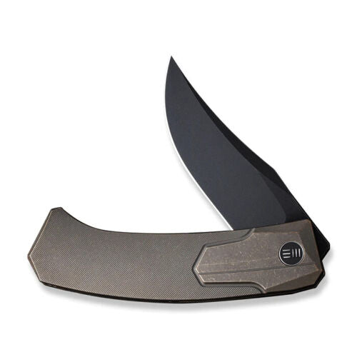 We Knife Co Shuddan Frame Folding Knife 3.5" CPM-20CV Steel Clip Point Blade Bronze Titanium Handle 210153 -We Knife Co - Survivor Hand Precision Knives & Outdoor Gear Store