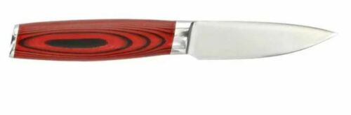 Bubba Blade Paring Kitchen Knife 3.5" Stainless Steel Blade Black / Red G10 Handle 1114266 -Bubba Blade - Survivor Hand Precision Knives & Outdoor Gear Store