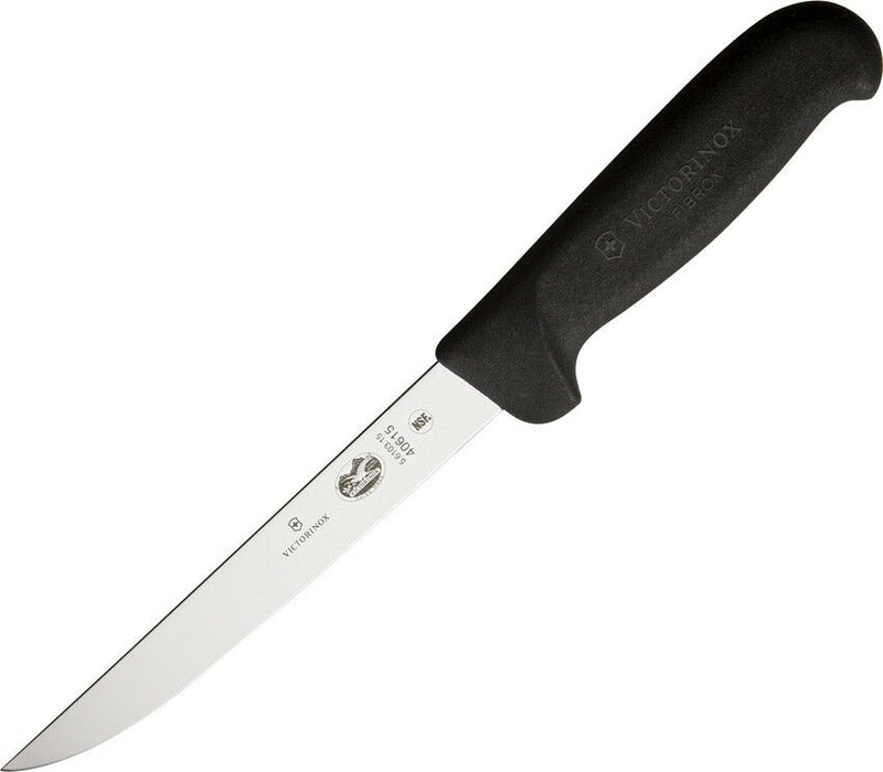 Victorinox Boning Kitchen Knife 6" Stainless Steel Blade Black Fibrox Handle 5610315 -Victorinox - Survivor Hand Precision Knives & Outdoor Gear Store