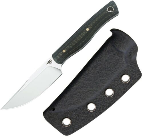 Bestech HEIDI Fixed Knife 3.13" Satin Finish D2 Steel Full Blade Carbon Fiber Handle F01C -Bestech Knives - Survivor Hand Precision Knives & Outdoor Gear Store