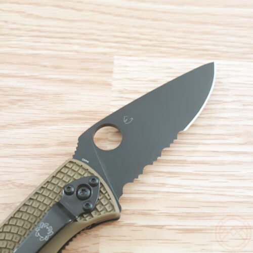 Spyderco Tenacious Folding Knife 3.38" 8Cr13MoV Steel Blade OD Green FRN Handle 122PSODBK -Spyderco - Survivor Hand Precision Knives & Outdoor Gear Store