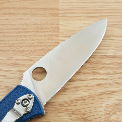 Spyderco Resilience Folding Knife 4.25" CPM S35VN Steel Blade Blue FRN Handle 142PBL -Spyderco - Survivor Hand Precision Knives & Outdoor Gear Store