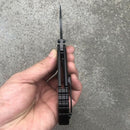 Kansept Knives Pelican EDC Folding Knife 3" S35VN Steel Blade Black Titanium Handle 1018A2 -Kansept Knives - Survivor Hand Precision Knives & Outdoor Gear Store