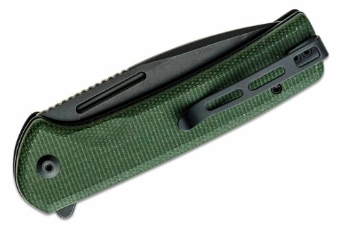 Civivi Conspirator Folding Knife 3.5" Nitro V Steel Blade Green Canvas Micarta Handle C210062 -Civivi - Survivor Hand Precision Knives & Outdoor Gear Store