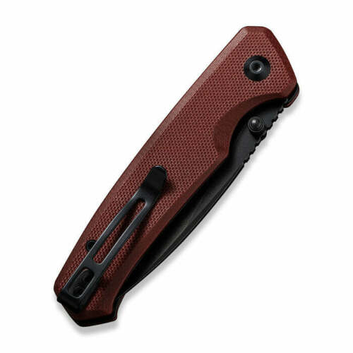 Civivi Altus Button Lock Folding Knife 3" Nitro-V Steel Blade Burgundy G10 Handle C200762 -Civivi - Survivor Hand Precision Knives & Outdoor Gear Store