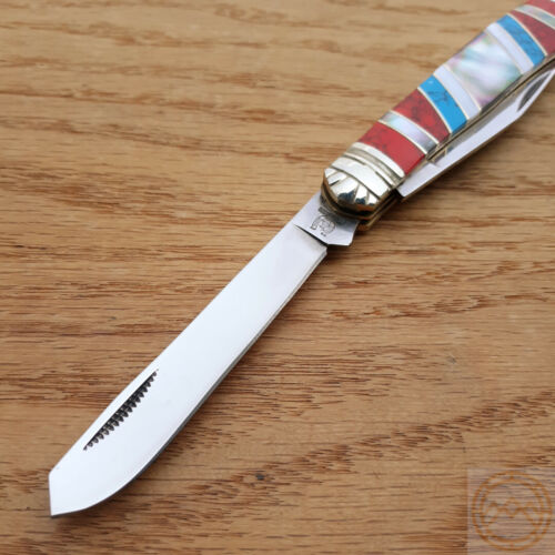 Rough Ryder Stoneworx Pocket Knife Stainless Steel Blade Mother Of Pearl/Stone Handle R918 -Rough Ryder - Survivor Hand Precision Knives & Outdoor Gear Store
