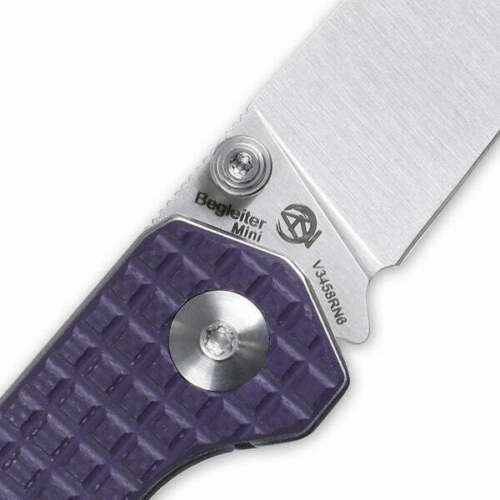 Kizer Cutlery Mini Begleiter Folding Knife 3" N690 Steel Blade Purple G10 Handle V3458RN6 -Kizer Cutlery - Survivor Hand Precision Knives & Outdoor Gear Store