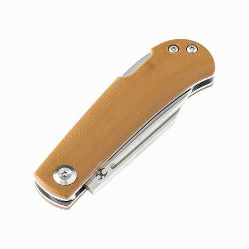 Kansept Knives Wedge Folding Knife 2.25" 154CM Steel Clip Blade Mustard Yellow G10 Handle 2026B9 -Kansept Knives - Survivor Hand Precision Knives & Outdoor Gear Store