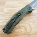 Kershaw Concierge Folding Knife 3.25" D2 Tool Steel Blade OD Green Micarta Handle 4020MCG -Kershaw - Survivor Hand Precision Knives & Outdoor Gear Store