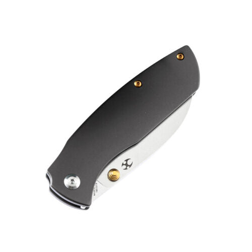 Kansept Knives Convict Folding Knife 3.25" S35VN Steel Blade Gray Titanium Handle 1023B1 -Kansept Knives - Survivor Hand Precision Knives & Outdoor Gear Store