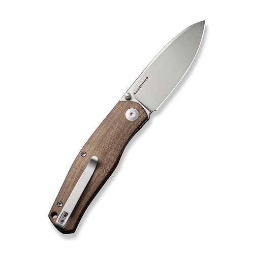 Civivi Sokoke Linerlock Folding Knife 3.38" Sandvik 14C28N Steel Drop Point Blade Brown Linen Micarta Handle C220073 -Civivi - Survivor Hand Precision Knives & Outdoor Gear Store