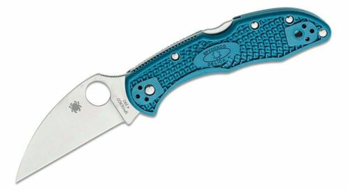 Spyderco Delica 4 Lockback Folding Knife 2.88" K390 Tool Steel Blade Blue FRN Handle 11FPWK390 -Spyderco - Survivor Hand Precision Knives & Outdoor Gear Store