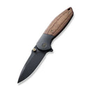 We Knife Co Nitro Mini Framelock Folding Knife 3.13" CPM-20CV Steel Drop Point Blade Brown Linen Micarta Handle 220154 -We Knife Co - Survivor Hand Precision Knives & Outdoor Gear Store