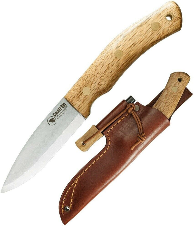 Casstrom No 10 Fixed Knife 3.88" Bohler K720 Tool Steel Full Tang Blade Oak Handle 13121 -Casstrom - Survivor Hand Precision Knives & Outdoor Gear Store