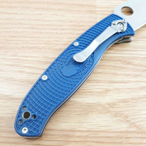 Spyderco Resilience Folding Knife 4.25" CPM S35VN Steel Blade Blue FRN Handle 142PBL -Spyderco - Survivor Hand Precision Knives & Outdoor Gear Store