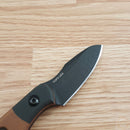 TOPS Hornero Fixed Knife 3" 1095HC Steel Blade Black / Tan Canvas Micarta Handle PHORN01 -TOPS - Survivor Hand Precision Knives & Outdoor Gear Store