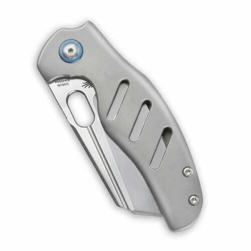 Kizer Cutlery C01C Folding Knife 3.38" S35VN Steel Blade Gray Titanium Handle 4488A4 -Kizer Cutlery - Survivor Hand Precision Knives & Outdoor Gear Store