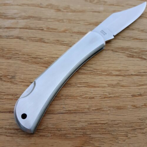 Rough Ryder Lockback Folding Knife 2.63" 440 Steel Blade Brushed Stainless Handle R998 -Rough Ryder - Survivor Hand Precision Knives & Outdoor Gear Store