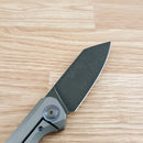 Kansept Knives Bulldozer Folding Knife 3.75" CPM-20CV Steel Blade Gray Titanium Handle 1028A2 -Kansept Knives - Survivor Hand Precision Knives & Outdoor Gear Store