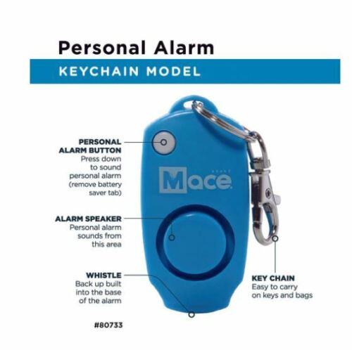 Mace Pocket Model/Alarm Combo 10% OC Pepper With UV Dye Stream Pattern Reaches Up To 10 Feet / 20 Bursts 80792 -Mace - Survivor Hand Precision Knives & Outdoor Gear Store