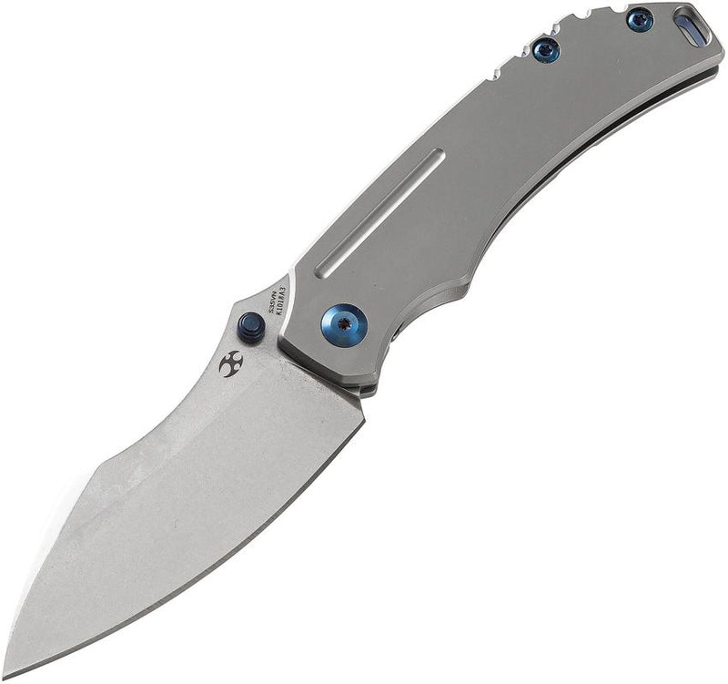 Kansept Knives Pelican EDC Framelock Folding Knife 3" S35VN Steel Blade Titanium Handle 1018A3 -Kansept Knives - Survivor Hand Precision Knives & Outdoor Gear Store