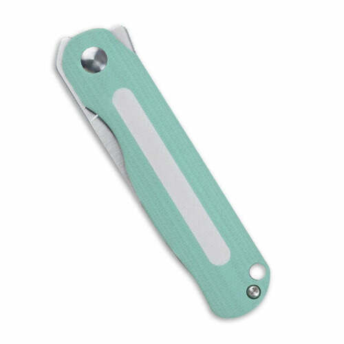 Kizer Cutlery Lätt Vind Mini Folding Knife 3" N690 Steel Blade Green And White G10 Handle V3567N4 -Kizer Cutlery - Survivor Hand Precision Knives & Outdoor Gear Store