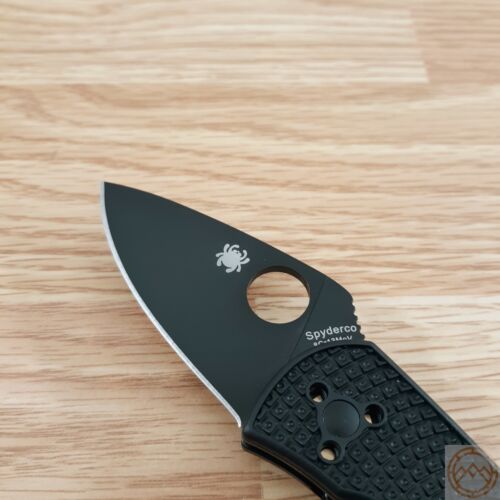 Spyderco Ambitious Folding Knife 2.31" 8Cr13MoV Steel Blade Black FRN Handle 148PBBK -Spyderco - Survivor Hand Precision Knives & Outdoor Gear Store