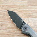 Kansept Knives Bulldozer Folding Knife 3.75" CPM-20CV Steel Blade Gray Titanium Handle 1028A2 -Kansept Knives - Survivor Hand Precision Knives & Outdoor Gear Store