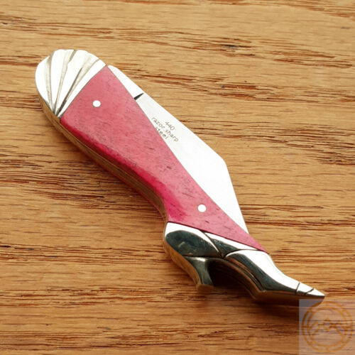 Rough Ryder Small Leg Folding Knife Stainless Steel Blade Pink Smooth Bone Handle R971 -Rough Ryder - Survivor Hand Precision Knives & Outdoor Gear Store