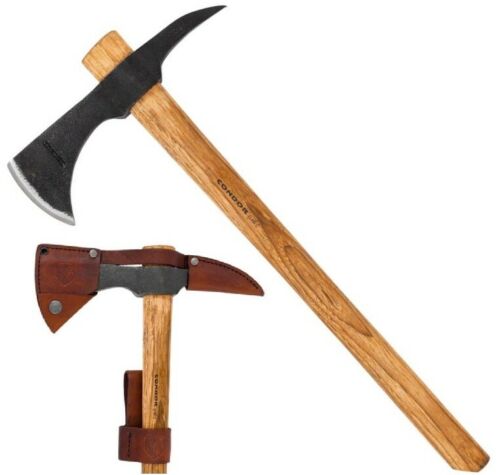 Condor Indian Spike Tomahawk Fixed 9" 1065 Steel Axe Head American Hickory Handle 391618 -Condor - Survivor Hand Precision Knives & Outdoor Gear Store