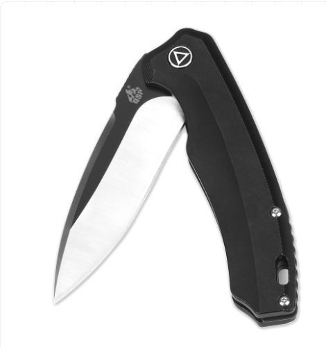 QSP Knife Woodpecker Folding Knife 3.75" Bohler M390 Steel Blade Titanium Handle 116D -QSP Knife - Survivor Hand Precision Knives & Outdoor Gear Store