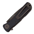 SOG Twitch II Lockback A/O Folding Knife 2.63" Black TiNi Coated AUS-8 Steel Drop Point Blade Aluminum Handle GTWI12CP -SOG - Survivor Hand Precision Knives & Outdoor Gear Store
