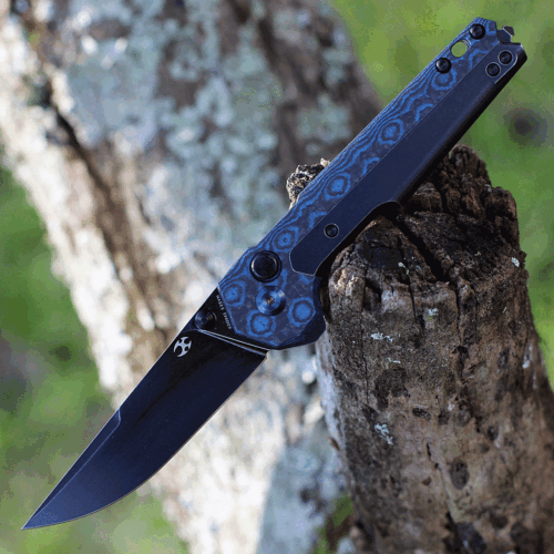 Kansept Knives EDC Tac Folding Knife 3.25" S35VN Steel Blade G10/Titanium Handle 2009A6