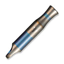 We Knife Co Blue Anodized Finish Titanium Construction Whistle With Brown Paracord Lanyard A05BP -We Knife Co - Survivor Hand Precision Knives & Outdoor Gear Store