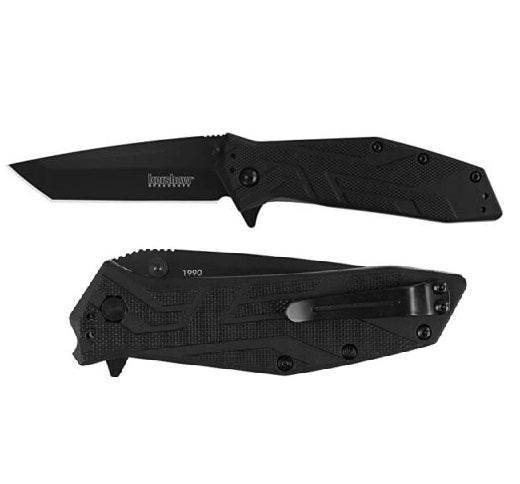 Kershaw Brawler Linerlock Folding Knife 3" 8Cr13MoV Steel Blade Black GRN Handle 1990X -Kershaw - Survivor Hand Precision Knives & Outdoor Gear Store