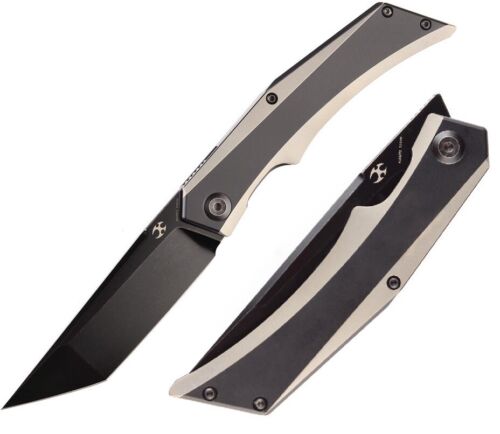 Kansept Knives Naska Frame Folding Knife 3.75" CPM S35VN Steel Blade Titanium Handle 1035T2 -Kansept Knives - Survivor Hand Precision Knives & Outdoor Gear Store