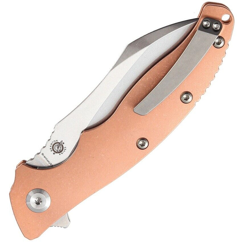 Kansept Knives Copperhead Folding Knife 3.75" CPM S35VN Steel Blade Copper Handle 1017A4 -Kansept Knives - Survivor Hand Precision Knives & Outdoor Gear Store