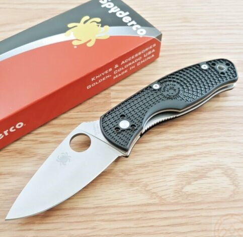 Spyderco Persistence Folding Knife 2.75" 8Cr13MoV Steel Blade Black FRN Handle 136PBK -Spyderco - Survivor Hand Precision Knives & Outdoor Gear Store