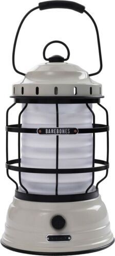 Barebones Living Forest Lantern Vintage 6" x 9.5" x 6" Warm Ambient LED Light Stamped Steel/Plastic/Rubber Construction RE162 -Barebones Living - Survivor Hand Precision Knives & Outdoor Gear Store