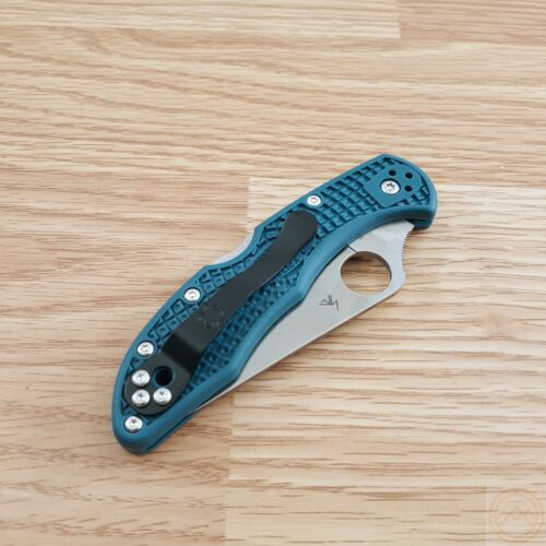 Spyderco Delica 4 Lockback Folding Knife 3" K390 Tool Steel Blade Blue FRN Handle C11FPK390 -Survivor Hand - Survivor Hand Precision Knives & Outdoor Gear Store