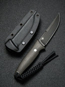 Civivi Tamashii Fixed Knife 4.13" D2 Tool Steel Blade Green Canvas Micarta Handle C190464 -Civivi - Survivor Hand Precision Knives & Outdoor Gear Store