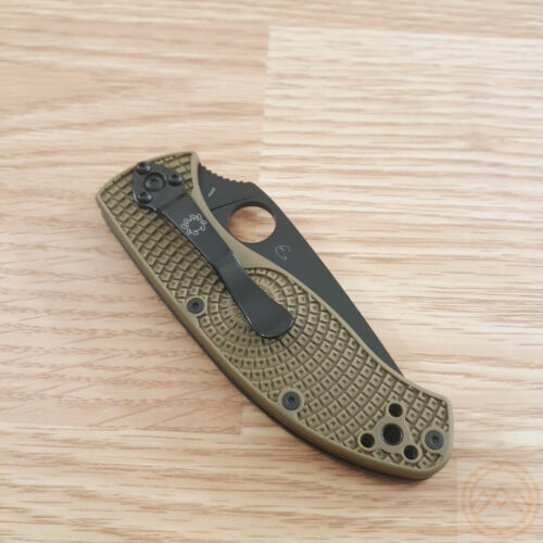 Spyderco Tenacious Folding Knife 3.38" 8Cr13MoV Steel Blade OD Green FRN Handle 122PSODBK -Spyderco - Survivor Hand Precision Knives & Outdoor Gear Store